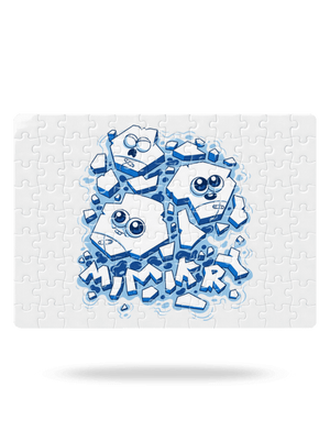 Ľadové mimikry puzzle White