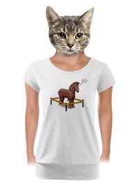 dámske tričko s lemom