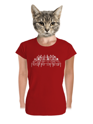 Cimrman: Debil, blbeček dámske tričko prémium Red Mal