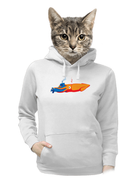 dámska mikina klokanka