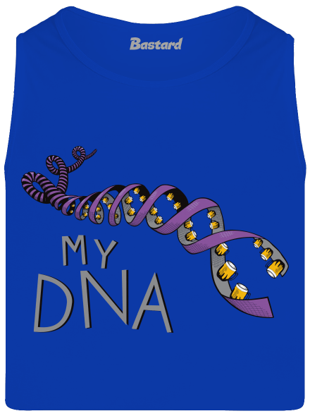 My DNA pánske tielko Royal Blue