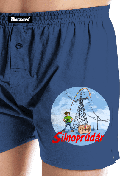 Silnoprúdár pánske trenky Blue
