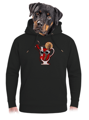 Zvarák unisex mikina premium Dark Black