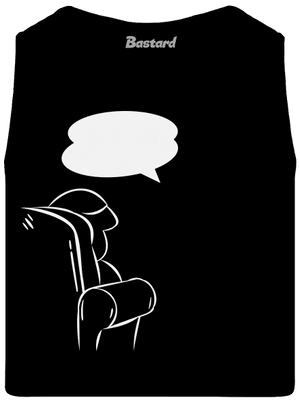 Alergény u psychológa pánske tielko Black