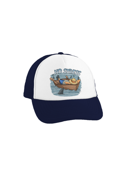 No stress šiltovka truckerka French Navy cap