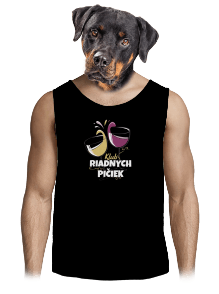 Klub riadnych pičiek pánske tielko Black