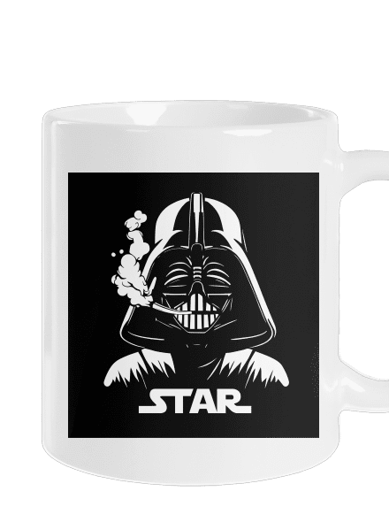 Darth Star klasický hrnček White