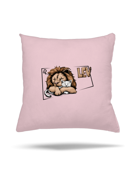 Mačací horoskop: Lev vankúš Light Pink