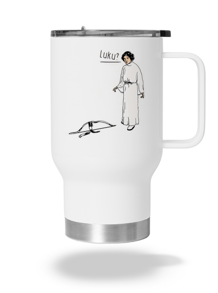 Luke a Leia termohrnček White