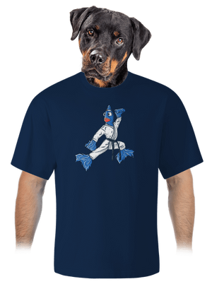 Bojovníčka unisex tričko oversized Midnight Blue