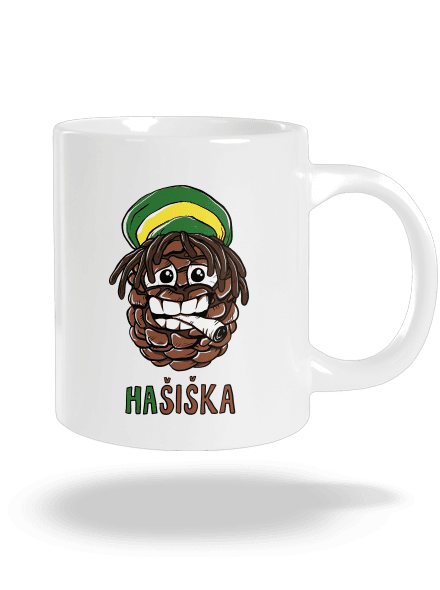 Hašiška veľký hrnček White