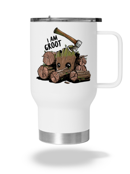 I Am Groot termohrnček White