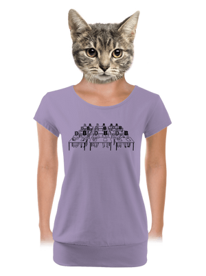 Cimrman: Debil, blbeček dámske tričko s lemom Lavender