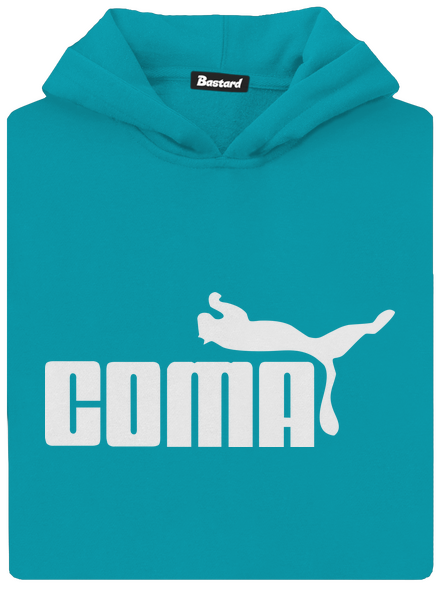 Coma detská mikina klokanka Hawaiian Blue