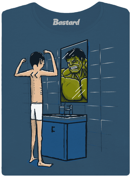 Hulk dámske tričko prémium Petrol Blue
