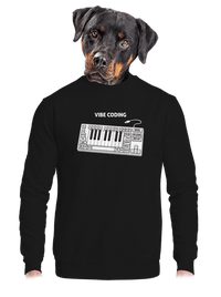 unisex mikina bez kapucne