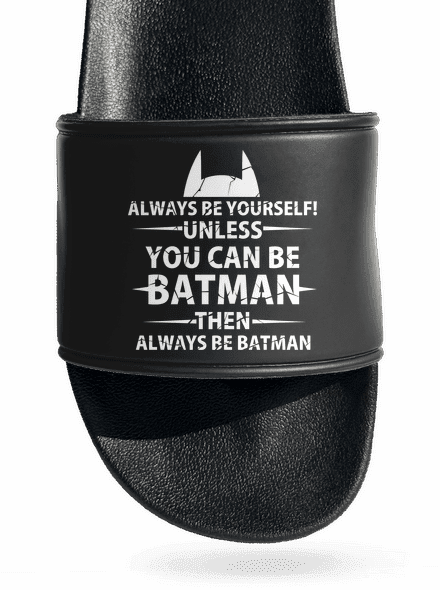 Batman šľapky Black