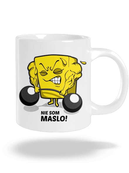Nie som maslo veľký hrnček White