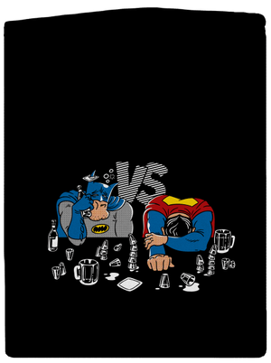 Súboj superhrdinov pánska mikina na zips Black