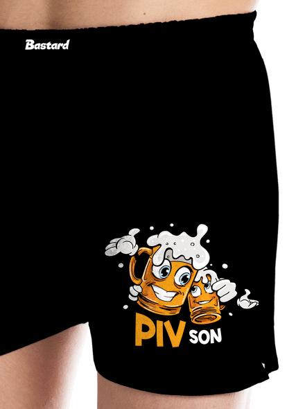 Pivson pánske trenky Black