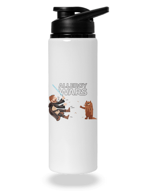 Allergy Wars flaša na vodu White