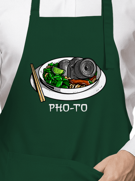 Pho-to zástera Bottle Green