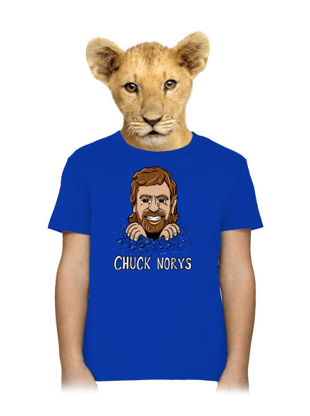 Chuck Norys detské tričko Royal Blue