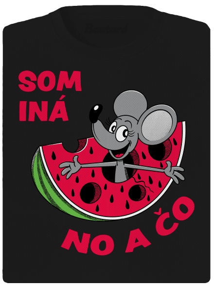Som iná dámske športové tričko Black