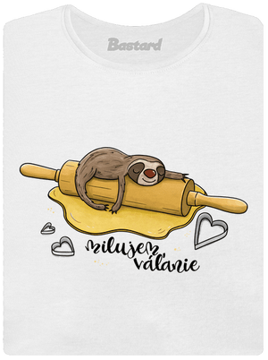 Milujem váľanie dámske tričko prémium White