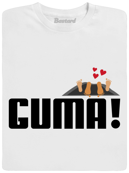 Guma detské tričko White