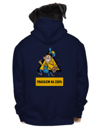 pánska mikina na zips