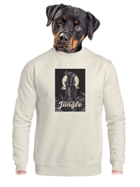 unisex mikina bez kapucne