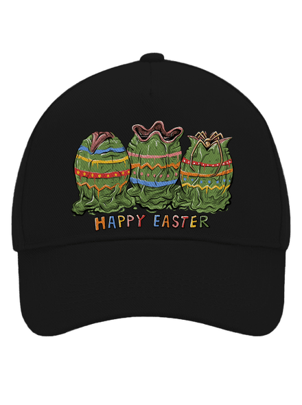 Happy Easter šiltovka baseballka Black