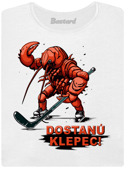 Dostanú klepec dámske tričko s lemom White