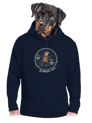 Cyklistický horoskop: Váhy pánska mikina klokanka Navy