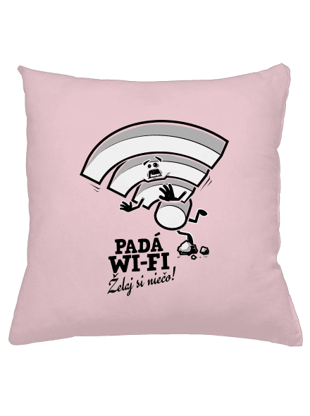 Padá wi-fi vankúš Light Pink