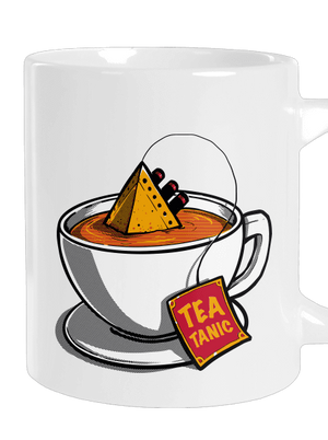 Teatanic veľký hrnček White