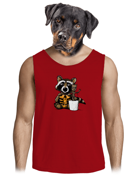 Strážcovia galaxie pánske tielko Red