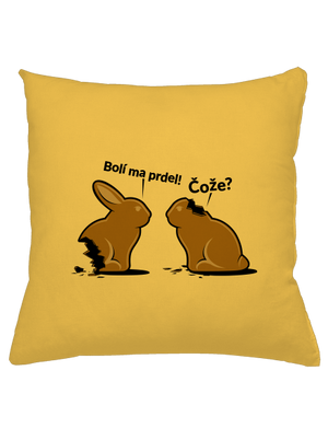 Bolí ma prdel vankúš Yellow Gold