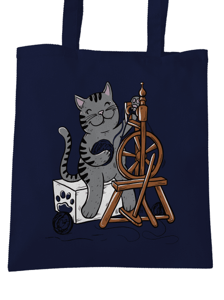 Mačka pradie taška French Navy
