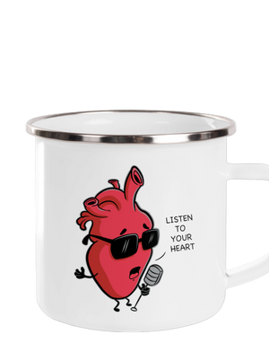 Listen to your heart plecháčik White