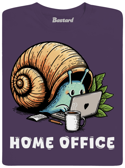 Slimákov home office pánske tričko Urban Purple
