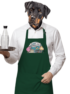 Nehrb sa zástera Bottle Green