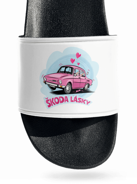 Škoda lásky šľapky White