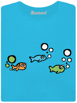 Nehoda dámske tričko s lemom Blue Atol