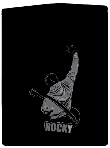 Rocky dámska mikina na zips Black