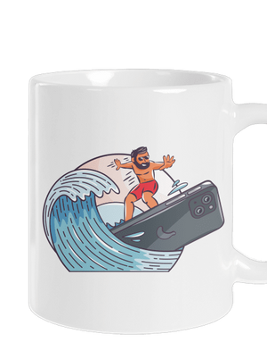 Som surfer klasický hrnček White