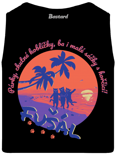 Fušál pánske tielko Black