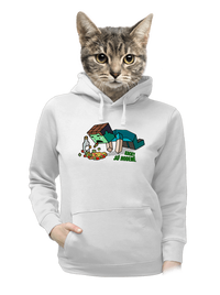 dámska mikina klokanka