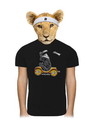 Votrelníček detské športové tričko Black